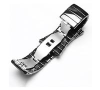 Generico DSHDFJ Cinturino In Ceramica 17mm 26mm 29mm Cinturino Di Ricambio For Bracciale Nero Compatibile Con La Catena Dell'orologio Da Donna E Da Uomo Della Serie Sintra(26mm)