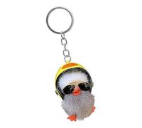 Generico Duck Key Ring - Plush 3x5cm | Elegant Decorative Keychains Men, Plush Bag Charm, Cute Backpack Pendant, Soft Plushs Key Holder | Gift Giving