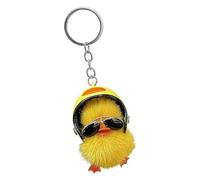 Generico Duck Key Ring - Plush 3x5cm | Elegant Decorative Keychains Men, Plush Bag Charm, Cute Backpack Pendant, Soft Plushs Key Holder | Gift Giving