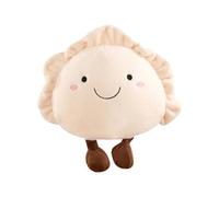Generico Dumpling Plush Toy Pillow - Huggable Food Plush Cushion | Realistic Dumpling Doll Backrest & Nap Pillow, Decorative Bedside Toy Gift For Kids, Teens, Boys