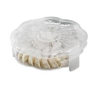 Generico Dumplings Box, Non Stick Food Storage Tray, Stackable Dumpling Storages Container For Home Kitchen Bakery Restaurant Dorm Apartment Camping Use Fresh Food Organization Storage Keeper