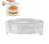 Generico Dumplings Storage Box | Stackable Refrigerator Food Tray | Fridge Storage Boxes | for Home Kitchen Bakery Restaurant Dorm Apartment Camping