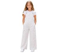 Generico Dungaree Bambina da Lavoro Overall Morbida e Comoda da Lavoro con Bretelle con Tasche per Giochi Dolce Salopette Bambina Linea Morbida Ottima Qualità