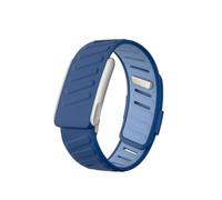 Genérico Durable and comfortable silicone wristband compatible with WHOOP 5.0/Whoop MG band, soft and breathable, with metal frame connector, unisex, Blu scuro, Taglia unica