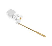 Generico Durable Square Copper Rod Flush Lever for Tank Side Button Replacement Kit Functional Bathroom Fixture Toilet Supply Side