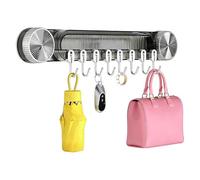 Generico Durable Wall Mounted Inline Vacuum Hooks-No-Drill Hook Knife Holder, 2026 New No Hole Punching & Waterproof, Waterproof Wall Hook for Bathroom, Bedroom, Door (Black)