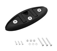 Generico Durevole Tacchetta Pieghevole per Barche Bitta per pontile Ribaltabile Nylon di Marino, Nero, ad Alta Resistenza