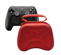 Generico Duro EVA custodia per Steam Controller 2 scatola di immagazzinaggio portatile si adatta cavo e copertura del silicone antiurto e antipolvere viaggio sacchetto protettivo (Red)