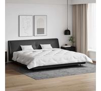 Generico Duvet Invernale con Cuscino 3 PCS Bianco Microfibra,Biancheria,Lenzuola e Coperte,Trapunte e piumini-3377837