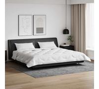 Generico Duvet Invernale con Cuscino 3 PCS Bianco Microfibra,Biancheria,Lenzuola e Coperte,Trapunte e piumini-3377851