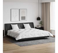 Generico Duvet Invernale con Cuscino 3 PCS Bianco Microfibra,Biancheria,Lenzuola e Coperte,Trapunte e piumini-3377836