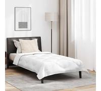 Generico Duvet per Tutte Le Stagioni con Cuscino 2 PCS Bianco Microfibra,Bianco,3.1kg,3376558