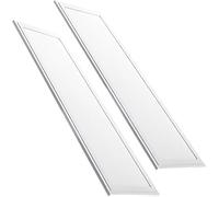 Generico DYA Due Pannelli LED 40W 220V 120x30 cm Bordo Bianco Luce Naturale 4000k