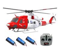 Generico E2 UH-1Y RC Elicottero per Adulti, Modello di Aereo acrobatico di Simulazione 2.4G 6CH Dual Brushless con GPS, Ritorno con Un Tasto di stabilizzazione Automatica (Versione RTF),3 Batteries