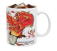 Generico Eagle Ceramic Mug - Cappuccino Coffee Mug, Cute Ceramic Cup with Design, Coffee Tea Cup, Tableware Accessory, Kitchen Accessory for Restaurant Cafe Dorm Apartment Breakfast Brunch