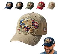 Generico Eagle - United States 250th Anniversary Hat, Adjustable Patriotic Baseball Cap with Bald Eagle,250 Anniversary USA Hat Unisex (4)
