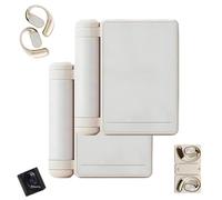 Generico Ear Buds - Headphones Bluetooth With Dual-Fold Design, Ipx5 Waterproof & Sweatproof Wireless Headphones, Earbuds With Bluetooth 6.0, For Gym/Running/Workout (White*2)