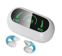 Generico Ear Clip Earbuds - Gym Headphones | Ergonomic Headset With Charging Case, Lightweight, Secure Fit True Wireless Earphones With Long Battery Life, Waterproof For Travel Outdoor