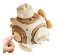 Generico Early Education Activity Ball - Grasping Ball Toy | Six-Sided Cube Activity Toy | 180+ Character Dynamic Early Education Sensory Tòy for, Multi-Functional Development Tool