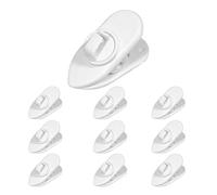 Generico Earphone Clips - Headphone Clamp Wire Clips Cable Organizer,Rotate Mount Clothing Clip Earphone Accessories for Walking, Exercising, Running, Hiking