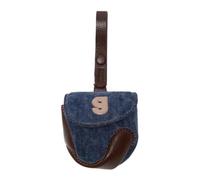 Generico Earphone Storage Bag, Travel Baseball Case, Retro Protector Pouch with Stylish Design, Earbud Carry Bag for School Shopping Business Trip Accessories, for Travel Daily Commute Office Use