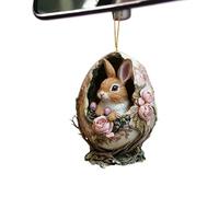 Generico Easter Acrylic Büņny Pendant, Cartoon Büñny Backpack Ornament, Decorative Bünny Charm for Bags Keys, Cute Easter Ģiƒt for Kids, 1 Peńdant