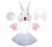 Generico Easter Bunny Costume, Bunny Ears Headband, Comfortable Adjustable Rabbit Outfit for Easter Celebrations, Halloween Parties, Cosplay Events, Fun and Playful Costume for All Ages