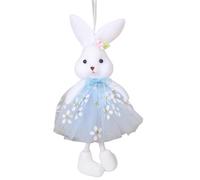 Generico Easter Bunny Hangable Ornament, 15x8x3cm Effortless Install Stuffed Easter Bunny Pendant, Comfortable Fabric Animal Ornaments | Decorative Accessories for Home Car, Holiday Decoration