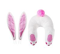 Generico Easter Bunny Wreath Clips - Bunny Butt Decorations | 3-Pack Door And Wall Ornaments, Lightweight Resin Rabbit Butt with Ears for Spring Decor, Farmhouse Style Easter Home Accent