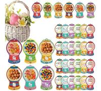 Generico Easter Candy Holders, Fun Holiday Card Set, 4.33 Inches Sweet Treats with Interactive Feature, Decorative Gift Cards, Classroom Supplies with Vibrant Prints, Party Pack for Boys and Girls
