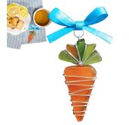Generico Easter Carrot - Statue 2D Flat Springtime Collectible | Bunny Sculpture Home Decor Festive Easter Decoration for Bookshelf, Dining Table, Windowsill, Bedside, Parents or Beach Party