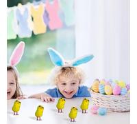 Generico Easter Chick Plush - 3x1.5cm/1.18x0.59 Inches Chicken Easter Decorations - Lovely EasterChicks Soft Plush Toys Kids EasterEgg Decorations Stuffed Animal