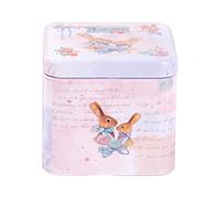 Generico Easter Decorative Tin Box, Cute Rabbit Design for Snacks, Biscuits, And Candies, Functional Storage Container for Treats, Ideal for Parties, Kitchen, or Bedroom, Perfect Easter Gift