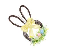 Generico Easter Door Wreath - 45cm/17.72 Inches Holiday Festive Bunny Ornament,Easter Egg Wreath - for Outside Outdoor Bedroom Indoor Wall Fireplace