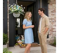 Generico Easter Egg Branch Bouquet - Easters Stems | Decorative Artificial Colorful Rustic Twig Branches Picks | Floral Stems Easter Egg Picks | For Arrangement Home Party Living Room Craft Fireplace