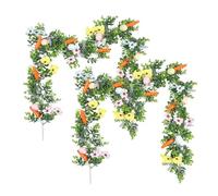 Generico Easter Garland | 2 Pieces Easter Egg Garland Artificial | Artificial Easters Egg Garlands | 5.7ft Eggs Spring Decorations | Holiday Ornament | for Home Indoor Party Wall Mantel Stairs