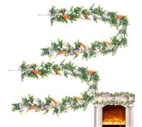Generico Easter Garland | 2 Pieces Easter Egg Garland Artificial | Artificial Easters Egg Garlands | 5.7ft Eggs Spring Decorations | Holiday Ornament | for Home Indoor Party Wall Mantel Stairs