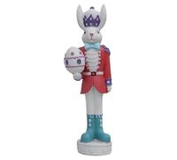 Generico Easter Nutcracker Decoration - 22.5x5.5cm Colorful Traditional Decorative Holiday Ornament - Rabbit Soldiers Nutcracker Decor,for Spring Holiday Mantel Shelf Entryway Home Display