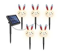 Generico Easter Solar Lights - Waterproof Carrot Bunny Outdoor Solar Lights | Yard Garden Patio Porch Lawn Ļights, Walkway Courtyard Landscaping Stake Śolar Ľights, Auto On Stake Glow Nighttime Charm