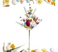 Generico Easter Stems Foam Egg Spring Artificial Branches Easter Vase Filler Flower Picks for Table Centerpieces Home Decor Holiday Crafts Party Office School Farmhouse Restaurant