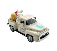 Generico Easter Truck - 12.5x5x4cm Easter Basket Stuffers Toy Truck With Eggs & Bunny | Mini Metal Vintage Trucks For Kids | Playroom, Bedroom, School, Travel, Party Celebration