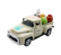 Generico Easter Truck - With Eggs Bunny Vintage | Spring Cute Easter Toys Kids Trucks, Boys Girls Home Nursery, Bedroom School Classroom Travel Camping Holiday Party Decor Éaster Truck