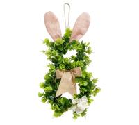 Generico Easter Wreath - Artificial Garland Farmhouse Decorations | Easter Bunny Spring Wreath,for Party Garage House Fireplace Kitchen Wall Farmhouse Porch Wedding Beach