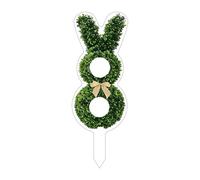 Generico Easter Yard Stakes | 2D Festive Rabbit Theme Acrylic Bunny Tree Ornament | 40x20x0.5cm Easter Garden Stakes,for Outdoor Garden Lawn Park Home Porch Holiday Party Plant Planter