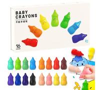 Generico Easy Grip Wax Coloring Crayons For Little Hands Easily Use