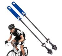 Generico Easy Release Skewer, Wheel Hub Skewers, Adorable High Strength Cycling Replacement Parts, Mountain Bike for Safety Biking Touring Maintenance, 9.65 Inches, Black, Red, Dark Blue