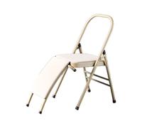 Generico Easy Store Sedia scrivania,Sedia ausiliaria pieghevole yoga,Sgabello allenamento verticale for l'equilibrio domestico,per alleviare il mal di schiena(Color 1,45x81x82cm)