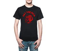 Generico Eat The Rich - Hasan Piker T-Shirt Uomo Nero