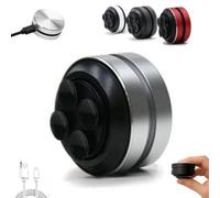 Generico Echo Pod Speaker, Bluetooth Mini Bone Conduction Portable Wireless, Music Player with Suction Cup, That Can Turn Anything into a Speaker for Home, Outdoor, Travel, Bath (Silver)