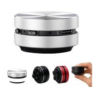 Generico Echo Pod Speaker, Bluetooth Mini Speaker Bone Conduction Portable WirelessSpeaker, Music Player with Suction Cup,Turn Any Surface into aSpeaker for Bath, Home, Outdoor, Travel (Silver)